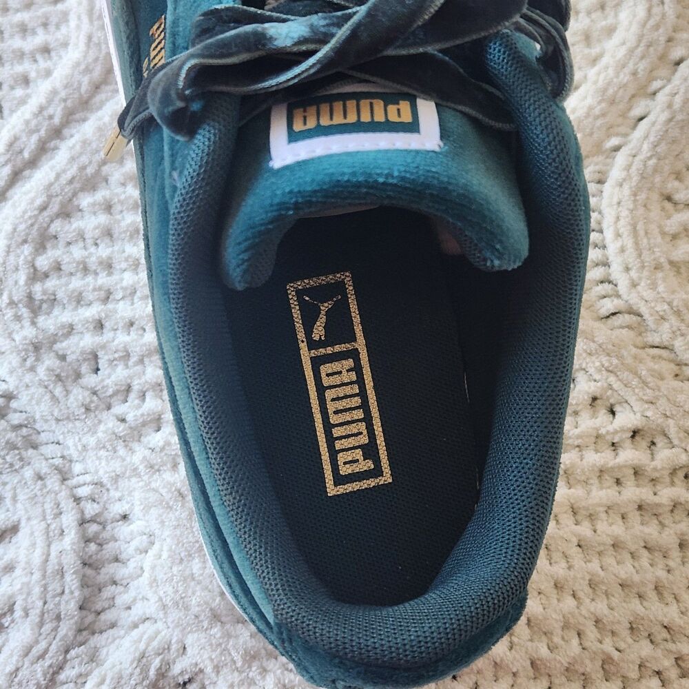 NIB Womens Puma Basket Classic Velvet Tennis Shoes Size 7.5 - Picture 9 of 9
